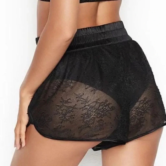 Victoria Secret black lace shorts - Picture 2 of 10